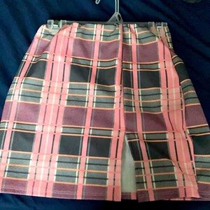 Mini school girl skirt